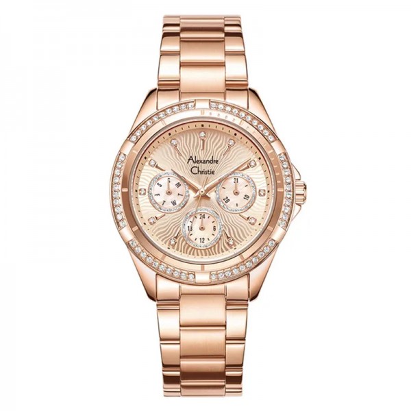 Alexandre Christie AC 2644 Full Rosegold One BFBRGLN1 Alexandre Christie AC 2644 Full Rosegold One BFBRGLN1